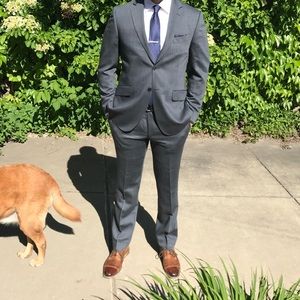 Charles Tyrwhitt gray suit